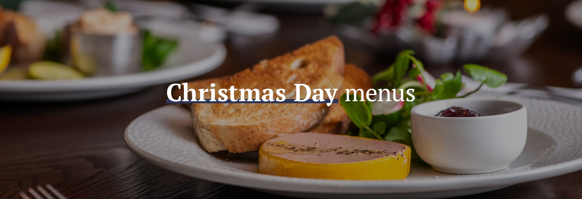 Christmas Day Menu at The Railway Tavern